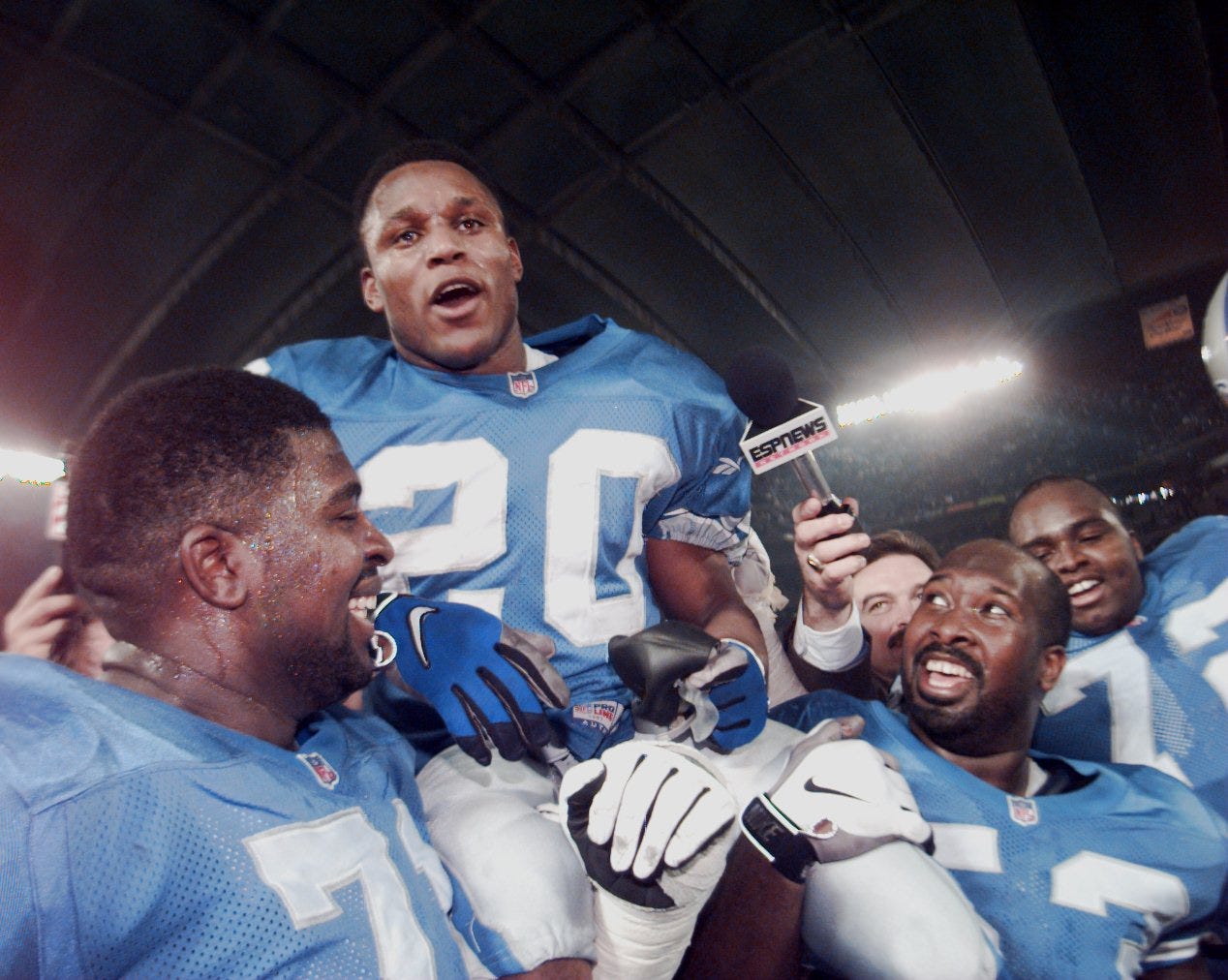 barry sanders thanksgiving jersey